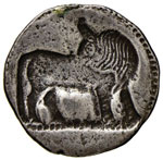 LUCANIA - SIBARI (530 - 510 A.C.) STATERE S. ... 