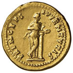 DOMIZIANO, CESARE (69 - 79 D.C.) AUREO C. ... 