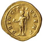 FILIPPO II, CESARE (244 - 247 D.C.) AUREO C. ... 