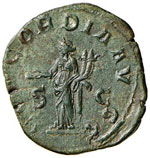 VOLUSIANO (251 - 253 D.C.) SESTERZIO  C. 21  ... 