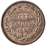 ROMA - MEZZO BAIOCCO 1841 (1 SU 0) PAG. ... 
