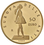 50 EURO 2005 AU  GR. 16,13 IN ASTUCCIO. ... 