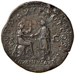 ADRIANO (117 – 138 D.C.) SESTERZIO C. 91  ... 