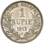 AFRICA ORIENTALE TEDESCA - RUPIA 1913 J KM. ... 