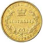 AUSTRALIA - STERLINA 1861  KM. 4  AU  GR. ... 