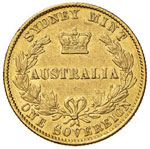 AUSTRALIA - STERLINA 1866 KM. 4  AU  GR. 7,98