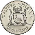 AUSTRALIA - DIECI DOLLARI 1990 KM. 137  AG  ... 