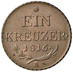AUSTRIA - KREUZER 1816 A KM. 2113  CU  GR. ... 