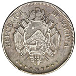 BOLIVIA - BOLIVIANO 1872 ... 