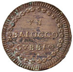 GUBBIO - PIO VI (1775 – 1799) BAIOCCO A. ... 