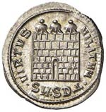 COSTANZO I (305 - 306 D.C.) ARGENTEO RIC. 11 ... 
