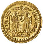 VALENTINIANO II (383 - 408 D.C.) SOLIDO C. ... 