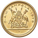 UGANDA - STERLINA 1975 AU  GR. 8,00  R