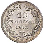 BOLOGNA - DIECI BAIOCCHI 1842 A. XII PAG. ... 