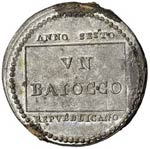 ROMA - BAIOCCO A. VI 1798 PROVA PAG. PROVE  ... 