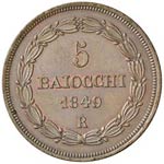 ROMA - CINQUE BAIOCCHI 1849 A. IV PAG. 475  ... 