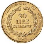 MILANO - GOVERNO PROVVISORIO (1848) VENTI ... 