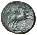 LUCANIA - DIKALKOS  ATT. III, 38, 1281  AE  ... 
