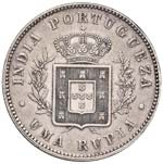INDIA - DOMINAZIONE PORTOGHESE  RUPIA 1882 ... 