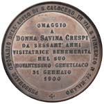 MILANO - MEDAGLIA 1900 DIAM. 46 OPUS -  AE  ... 