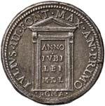 GIULIO III (1550 – 1555) MEDAGLIA 1550 A. ... 