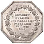 FRANCIA - GETTONE 1845 DIAM. 34 OPUS -  GAD. ... 