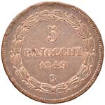 BOLOGNA - CINQUE BAIOCCHI 1849 A. V PAG. 293 ... 