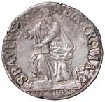 ROMA - TESTONE 1614 A. VIII AG  GR. 9,36