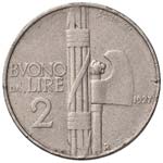 DUE LIRE 1927 PAG. 745  NI  GR. 9,83  RR