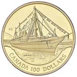 CANADA - CENTO DOLLARI 1991 KM. 180  AU  GR. ... 