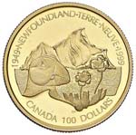 CANADA - CENTO DOLLARI 1999 KM. 341  AU  GR. ... 