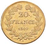FRANCIA - VENTI FRANCHI 1840 A KM. 750.1  AU ... 