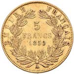 FRANCIA - CINQUE FRANCHI 1859 A KM. 787.1  ... 