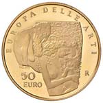 50 EURO 2003 AU  GR. 16,13 IN ASTUCCIO. ... 
