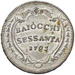 PIO VI (1775 – 1799) - SESSANTA BAIOCCHI ... 