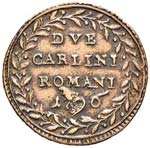 PIO VI (1775 – 1799) - DUE CARLINI 1796 A. ... 