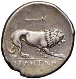 LUCANIA - VELIA (400 – 350 A.C.) DIDRACMA  ... 