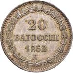 ROMA - VENTI BAIOCCHI 1852 A. VII PAG. 408  ... 