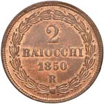 ROMA - DUE BAIOCCHI 1850 A. V PAG. 490 A  CU ... 