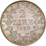 ROMA - DUE LIRE 1870 A. XXIV PAG. 562  AG  ... 