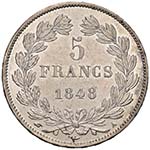 FRANCIA - CINQUE FRANCHI 1848 A KM. 749.1  ... 