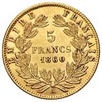 FRANCIA - CINQUE FRANCHI 1860 A KM. 787.1  ... 