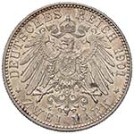GERMANIA - DUE MARCHI 1901 KM. 525  AG  GR. ... 