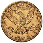 USA - DIECI DOLLARI 1893 S KM. 102  AU  GR. ... 