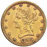USA - DIECI DOLLARI 1895 ... 