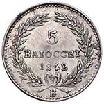 BOLOGNA - CINQUE BAIOCCHI 1842 A. XII PAG. ... 