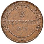 CINQUE CENTESIMI 1859 BIRMINGHAM PAG. 445  ... 