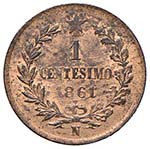 CENTESIMO 1861 NAPOLI PAG. 563  CU  GR. 1,00 ... 