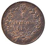 CENTESIMO 1867 TORINO PAG. 566  CU  GR. 1,02 ... 