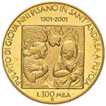 50.000 LIRE 1999 AU IN ASTUCCIO.